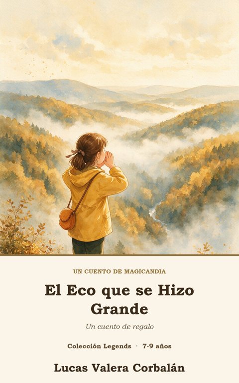 Cubierta de «El Eco que se Hizo Grande», Colección Legends, 7 a 9 años